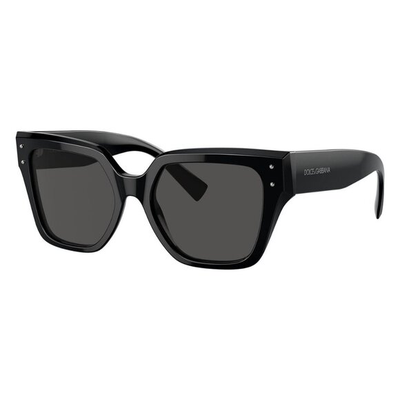 New Dolce & Gabbana Black Square DG4471 501/87 Sunglasses Women - Picture 1 of 6